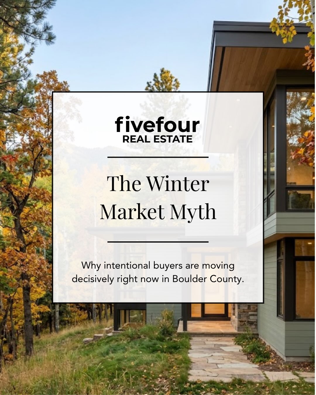 Angela shares The Winter Market Myth, a Boulder County real-estate market update.